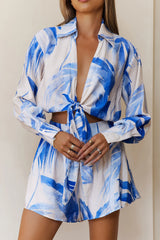 Swaying Petals Set Blue
