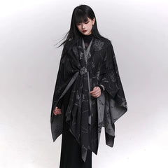 Women’s Shawl Scarf – Cloak Style Cape Wrap for Fall Winter