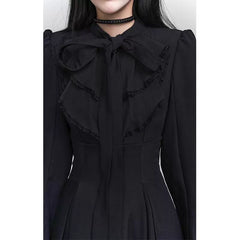 Women’s Black Maxi Dress – Palace Style Elegant Dress for Events