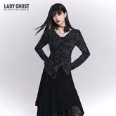 Women’s Black Long Sleeve Top – Lightweight Elegant for Fall