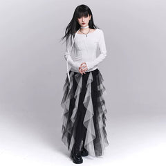 Women’s White Slim Fit Top – Lightweight Base Layer Shirt