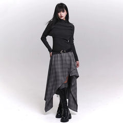 Women’s Knit Sweater Set – Cape Style Shawl Top 2-Piece Fall Winter Outfit