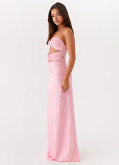 Tianna Strapless Maxi Dress - Pink