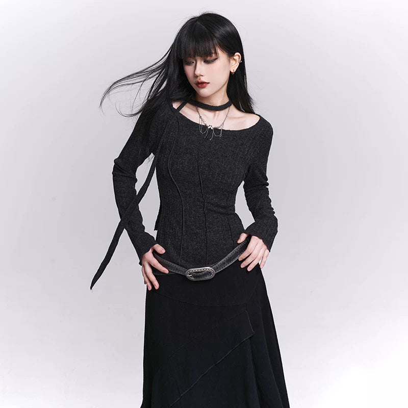 Women’s White Slim Fit Top – Lightweight Base Layer Shirt