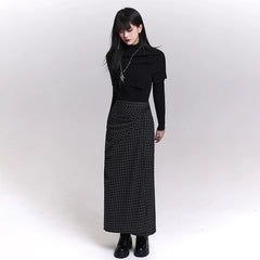 Women’s Knit Sweater Set – Cape Style Shawl Top 2-Piece Fall Winter Outfit