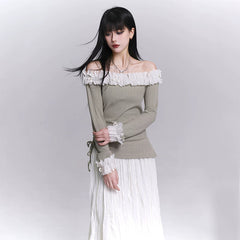 Women’s One-Shoulder Top – Asymmetrical Slim Fit Blouse