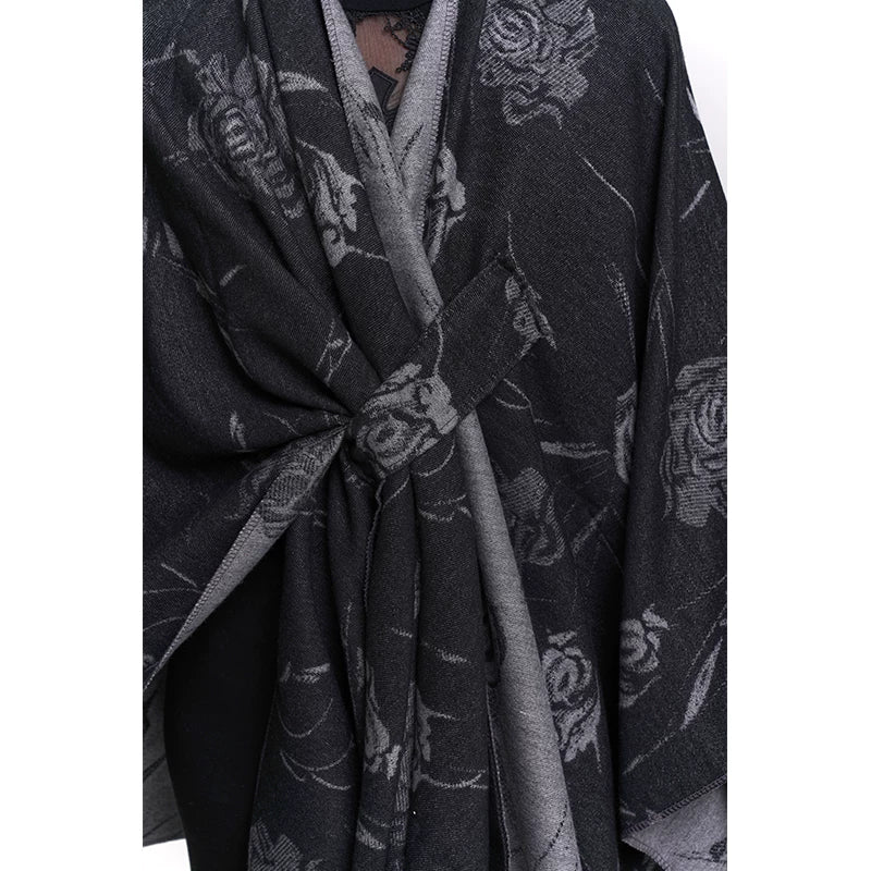 Women’s Shawl Scarf – Cloak Style Cape Wrap for Fall Winter