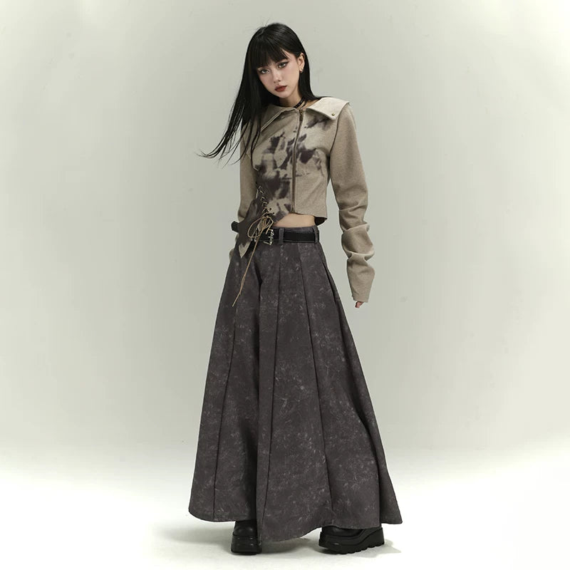 Women’s Cropped Sweatshirt – Lightweight Long Sleeve Top for Fall