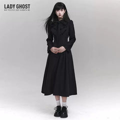 Women’s Black Maxi Dress – Palace Style Elegant Dress for Events