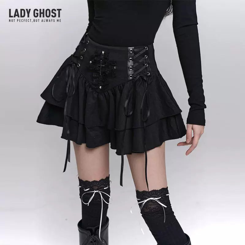 Women’s Black A-Line Mini Skirt – Chic High-Waisted Short Skirt for Everyday Style