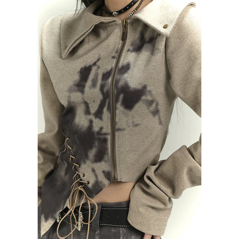 Women’s Cropped Sweatshirt – Lightweight Long Sleeve Top for Fall