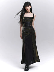 Women’s Sleeveless A-Line Midi Dress – Elegant Lightweight Summer Sundress