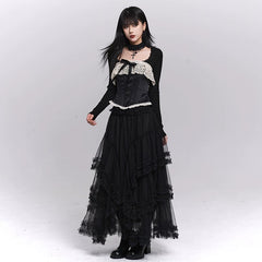 Women’s Black Corset Top – Boned Strapless Tube Top, Slim Fit Bustier
