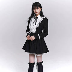 Women’s Black Mini Dress – Classic A-Line Little Black Dress