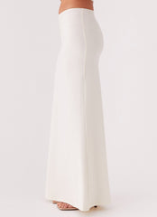 Trixie Maxi Skirt - Ivory
